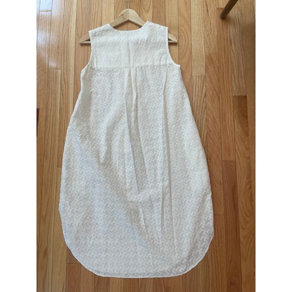 Steven Alan White‎ Textured Dress, buttons, pockets, size M - Picture 3 of 3